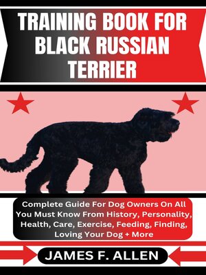 cover image of TRAINING BOOK FOR BLACK RUSSIAN TERRIER